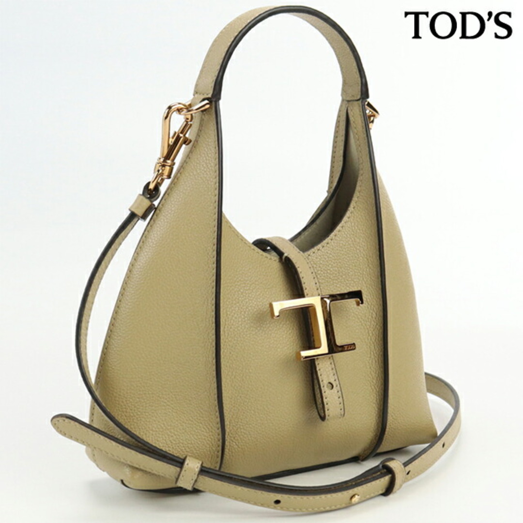 TOD'S(トッズ)のトッズ TOD'S ハンドバッグ レディース XBWTSBE0000 Q8E C803 Tタイムレス レザーホーボーマイクロ レディースのバッグ(ハンドバッグ)の商品写真