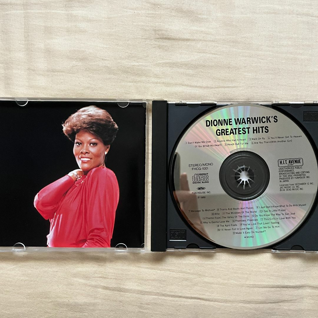【CD】ディオンヌ・ワーウィック『Greatest Hits』国内盤 エンタメ/ホビーのCD(ポップス/ロック(洋楽))の商品写真