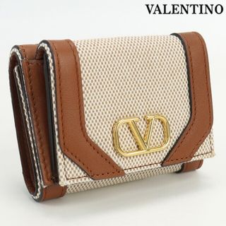 ヴァレンティノ(VALENTINO)のヴァレンティノ VALENTINO 三折財布小銭入付き レディース 2W2P0Y80YJH Vロゴシグネチャー 3つ折り財布(財布)