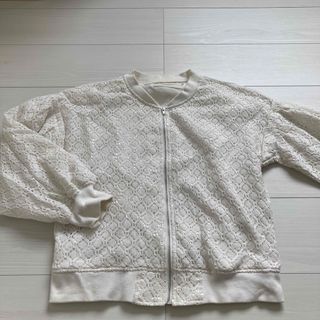 ショコラフィネローブ(chocol raffine robe)の美品　ショコラフィネローブ　春ブルゾン　ジャケット(ブルゾン)