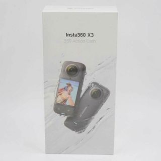 【未使用】Insta360 X3 インスタ 360度アクションカメラ ブラック CINSAAQ/B(その他)