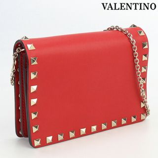 ヴァレンティノ(VALENTINO)のヴァレンティノ VALENTINO 斜め掛け ショルダーバッグ レディース ロックスタッズ チェーンショルダー(ショルダーバッグ)