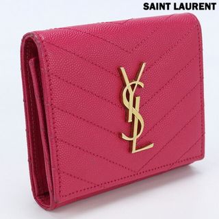 サンローラン(Saint Laurent)のサンローラン SAINT LAURENT 三折財布小銭入付き レディース 362672 コンパクトウォレット(財布)