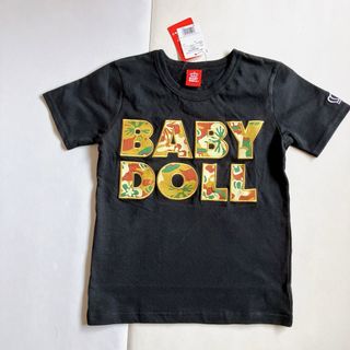 ベビードール(BABYDOLL)のベビードール　Tシャツ　迷彩　アーミー　ブラック　ロゴ(Tシャツ/カットソー)