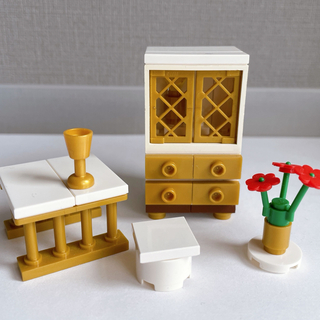 レゴ(Lego)のレゴ　ゴールドの家具　(知育玩具)