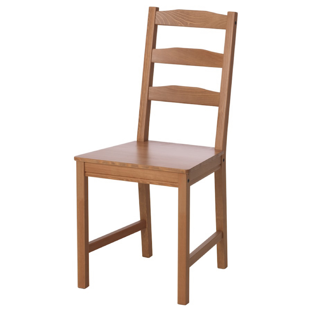 IKEA イケア　ヨックモック　ダイニングテーブル　机　チェア　椅子　セット　木 インテリア/住まい/日用品の椅子/チェア(ダイニングチェア)の商品写真