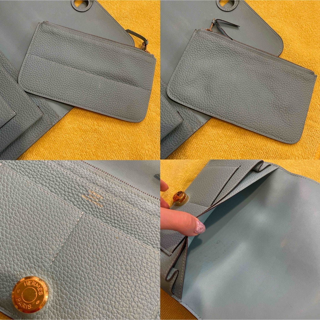 Hermes(エルメス)のエルメス　ドゴンGM ブルーアトール　G金具 レディースのファッション小物(財布)の商品写真