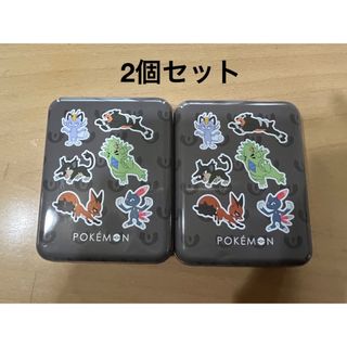 ポケモン(ポケモン)のポケモン　缶ケース　２個セット！(キャラクターグッズ)