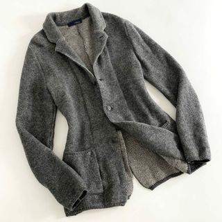 LARDINI - 11d23 LARDINI ラルディーニ ウール カジュアルジャケット ブレザー XS グレー テーラード イタリア製