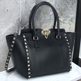 ヴァレンティノ(VALENTINO)のヴァレンティノ VALENTINO トートバッグ レディース ロックスタッズ 2WAYトートバッグ(トートバッグ)