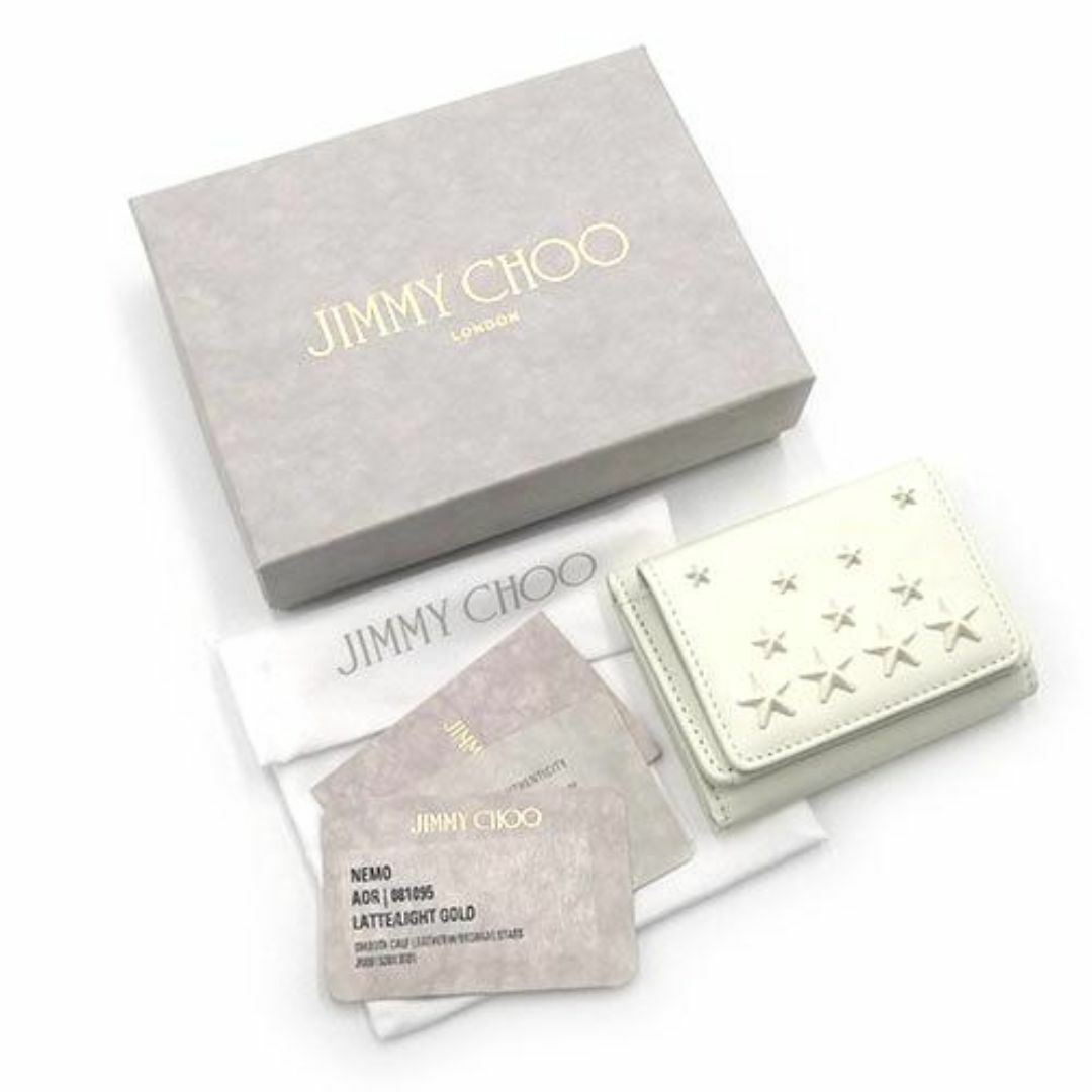 JIMMY CHOO - 未使用 ジミーチュウ 財布 JIMMY CHOO スムースレザー 