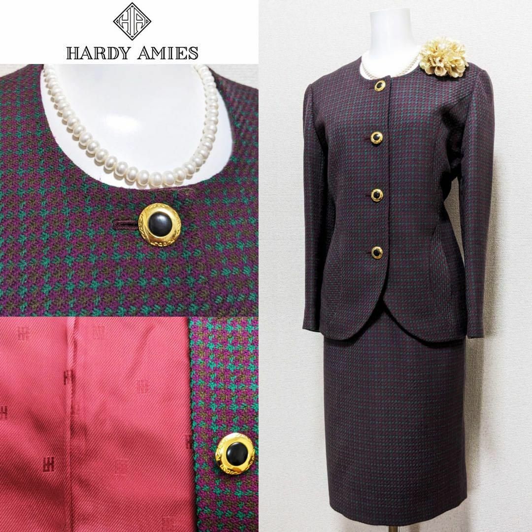 HARDY AMIES(ハーディエイミス)の⁑【美品】英国王室御用達　ハーディエイミス　最高級　セレモニースーツ レディースのフォーマル/ドレス(スーツ)の商品写真