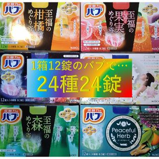 【花王 バブ 詰め合わせ 24種24錠】 薬用 入浴剤 20G(入浴剤/バスソルト)