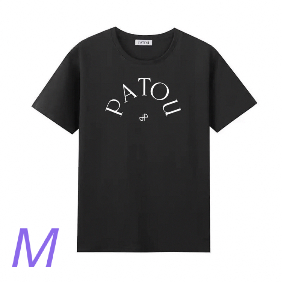 PATOU(パトゥ)の【新品未使用‼️】patou パトゥ Tシャツ ブラック レディースのトップス(Tシャツ(半袖/袖なし))の商品写真