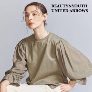 ビューティアンドユースユナイテッドアローズ(BEAUTY&YOUTH UNITED ARROWS)の【新品未使用】BEAUTY&YOUTH ボリュームスリーブカットソー(シャツ/ブラウス(長袖/七分))