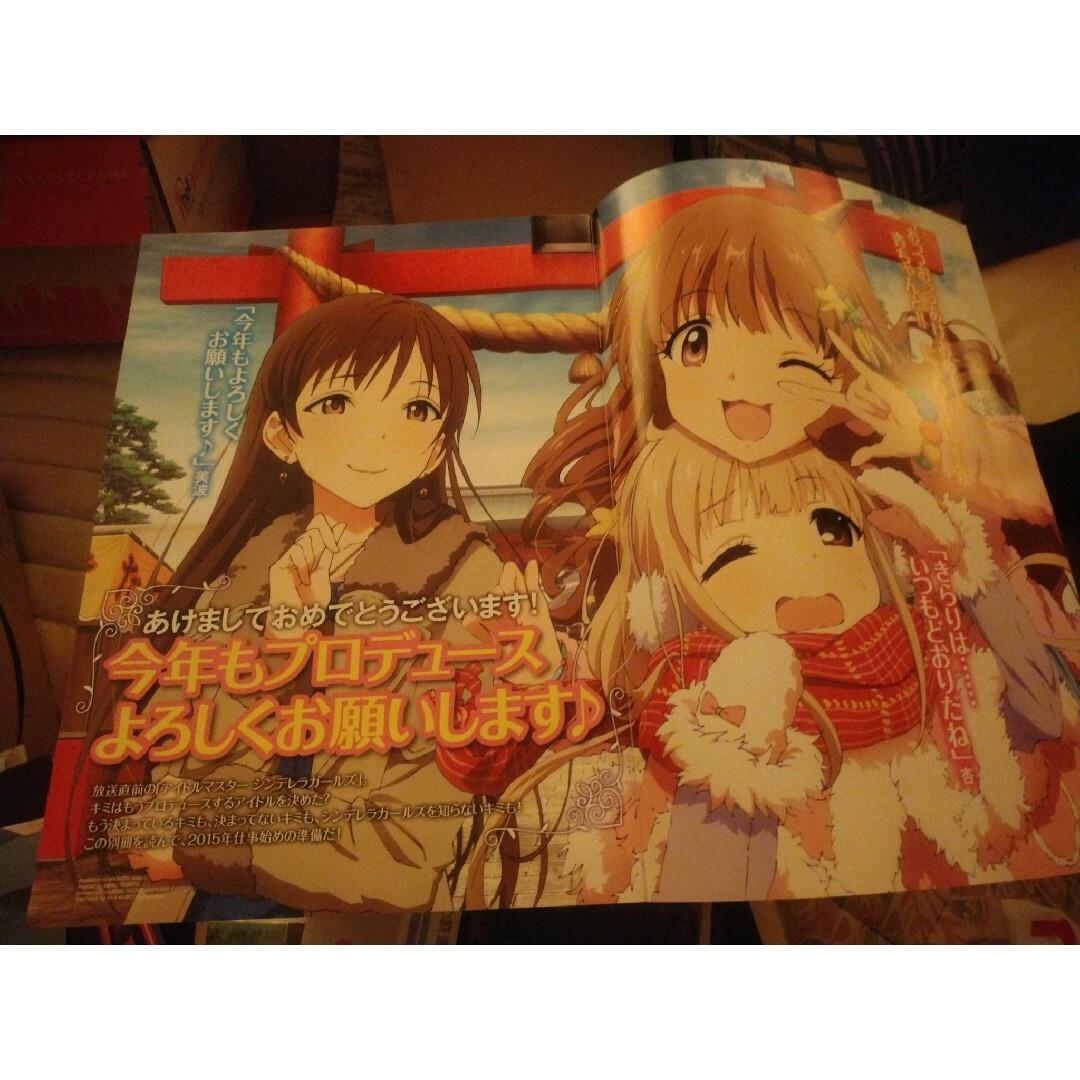 アイドルマスター　シンデレラガールズ　月刊ニュータイプ2015年1月号付録　冊子 エンタメ/ホビーの雑誌(アニメ)の商品写真