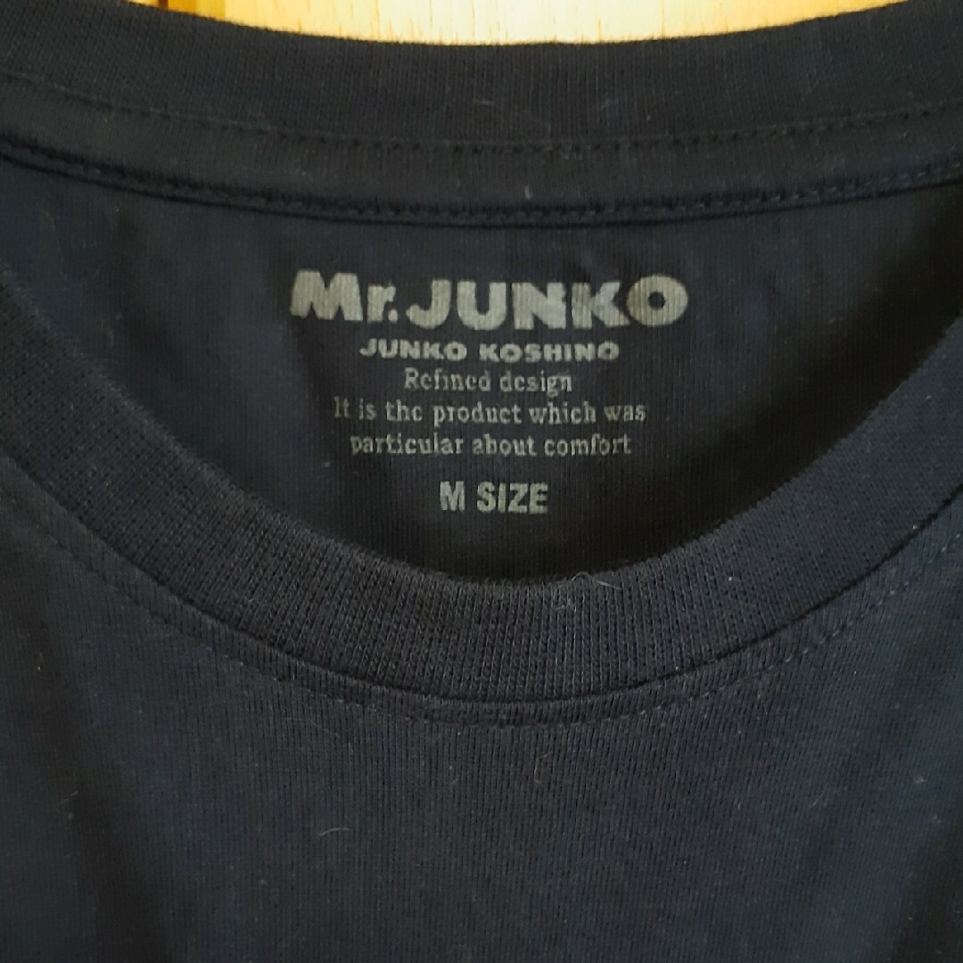 Mr.Junko(ミスタージュンコ)のMr.JUNKO メンズ半袖Tシャツ　黒　Mサイズ メンズのトップス(Tシャツ/カットソー(半袖/袖なし))の商品写真