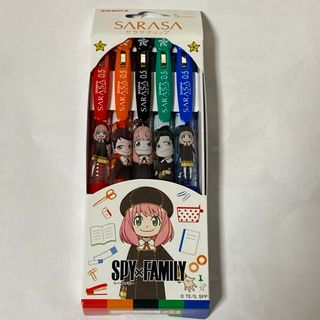 ゼブラ(ZEBRA)のSPY×FAMILY ゼブラ　サラサ　ボールペン　5色セット　数量限定(ペン/マーカー)