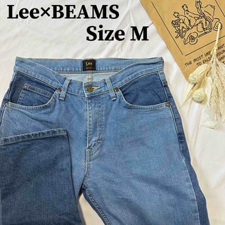 リー(Lee)のLee×BEAMS コラボデニムパンツ ストレッチ ジーンズ バイカラー4d17(デニム/ジーンズ)