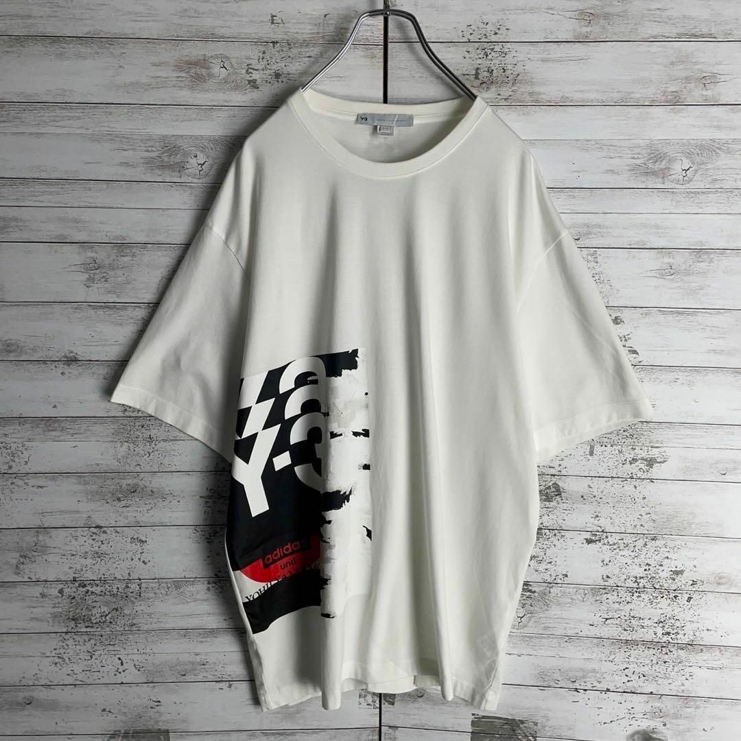 Y-3(ワイスリー)の9297【希少XLサイズ】Y-3☆ビッグロゴ定番カラービッグサイズtシャツ メンズのトップス(Tシャツ/カットソー(半袖/袖なし))の商品写真