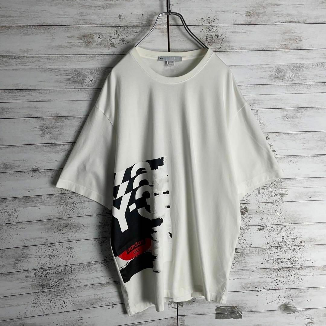 Y-3(ワイスリー)の9297【希少XLサイズ】Y-3☆ビッグロゴ定番カラービッグサイズtシャツ メンズのトップス(Tシャツ/カットソー(半袖/袖なし))の商品写真