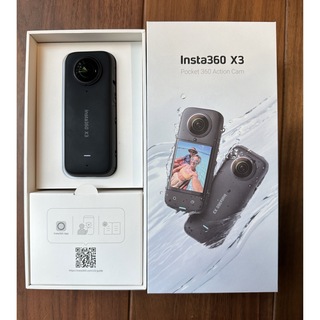 インスタスリーシックスティ(insta360)のInsta360 X3 360度アクションカメラ 国内正規(ビデオカメラ)