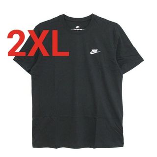 ナイキ(NIKE)のナイキ 半袖 Tシャツ メンズ クラブ ブラック 黒 無地 2XL(Tシャツ/カットソー(半袖/袖なし))