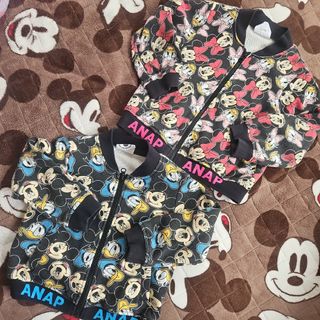 アナップキッズ(ANAP Kids)のANAP アナップ ディズニー パーカー お揃い 姉弟 110 100(ジャケット/上着)