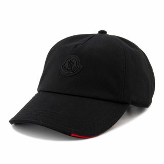 MONCLER - 送料無料 64 MONCLER モンクレール 3B00037 04863 ブラック ベースボールキャップ ロゴワッペン 男女兼用