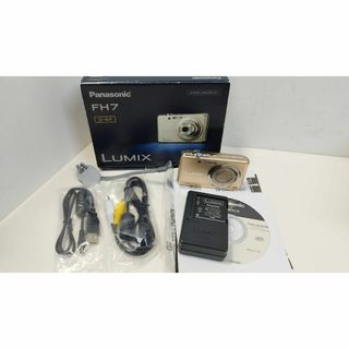 パナソニック(Panasonic)の【美品】Panasonic LUMIX デジタルカメラ DMC-FH7(コンパクトデジタルカメラ)