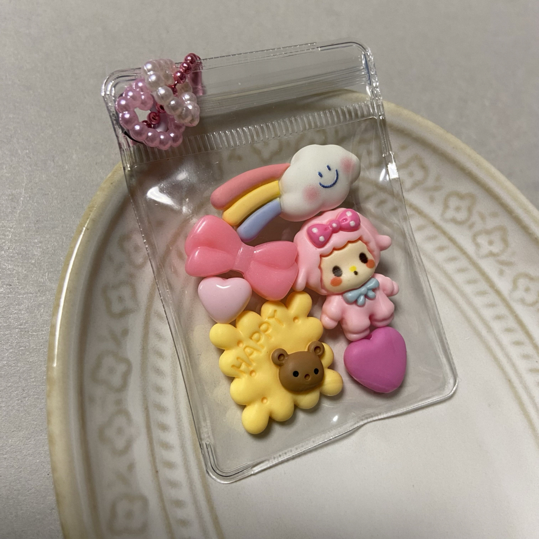 HAPPY♡ひつじさんのキャンディバッグ(606k) ハンドメイドのアクセサリー(キーホルダー/ストラップ)の商品写真