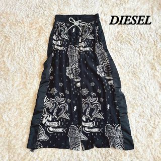 DIESEL - ディーゼル　DIESEL ロングスカート　オールオーバープリント　総柄