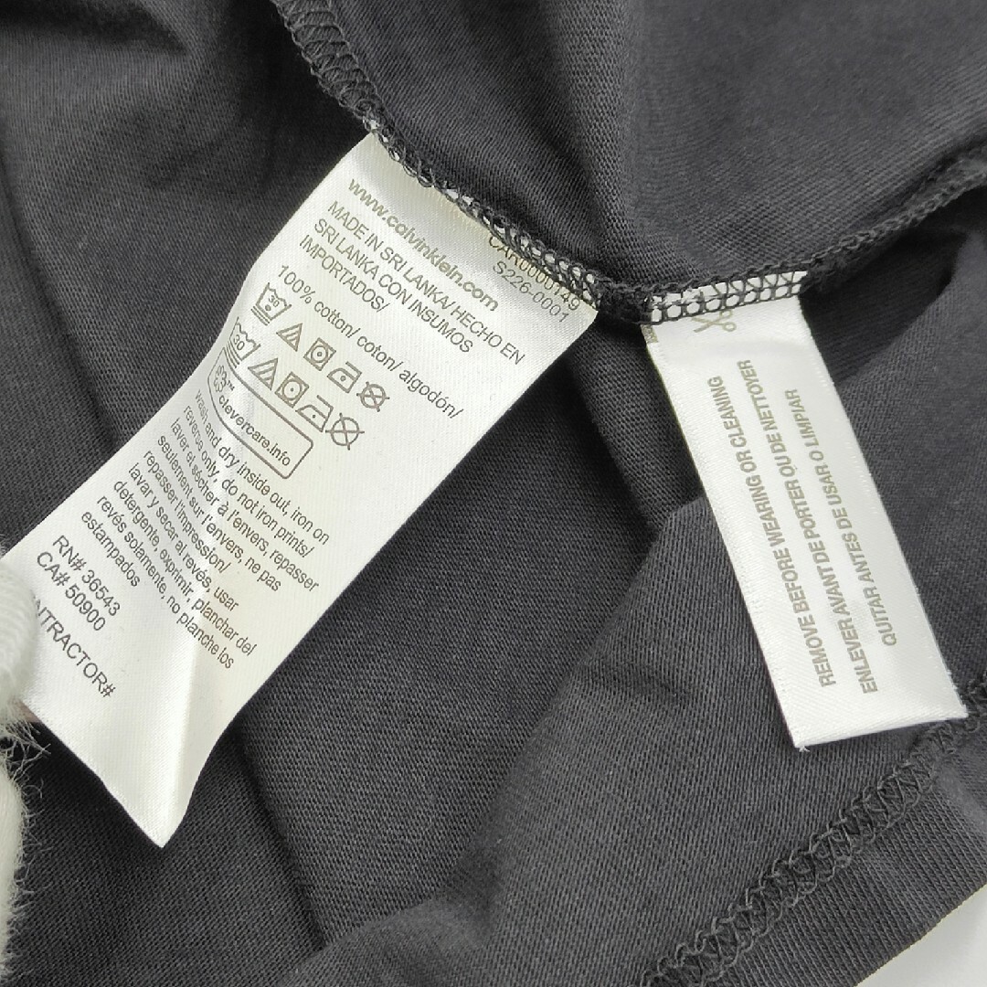 Calvin Klein(カルバンクライン)のカルバンクライン　CalvinKlein　ブランドロゴTシャツ　アメリカXL　黒 メンズのトップス(Tシャツ/カットソー(半袖/袖なし))の商品写真