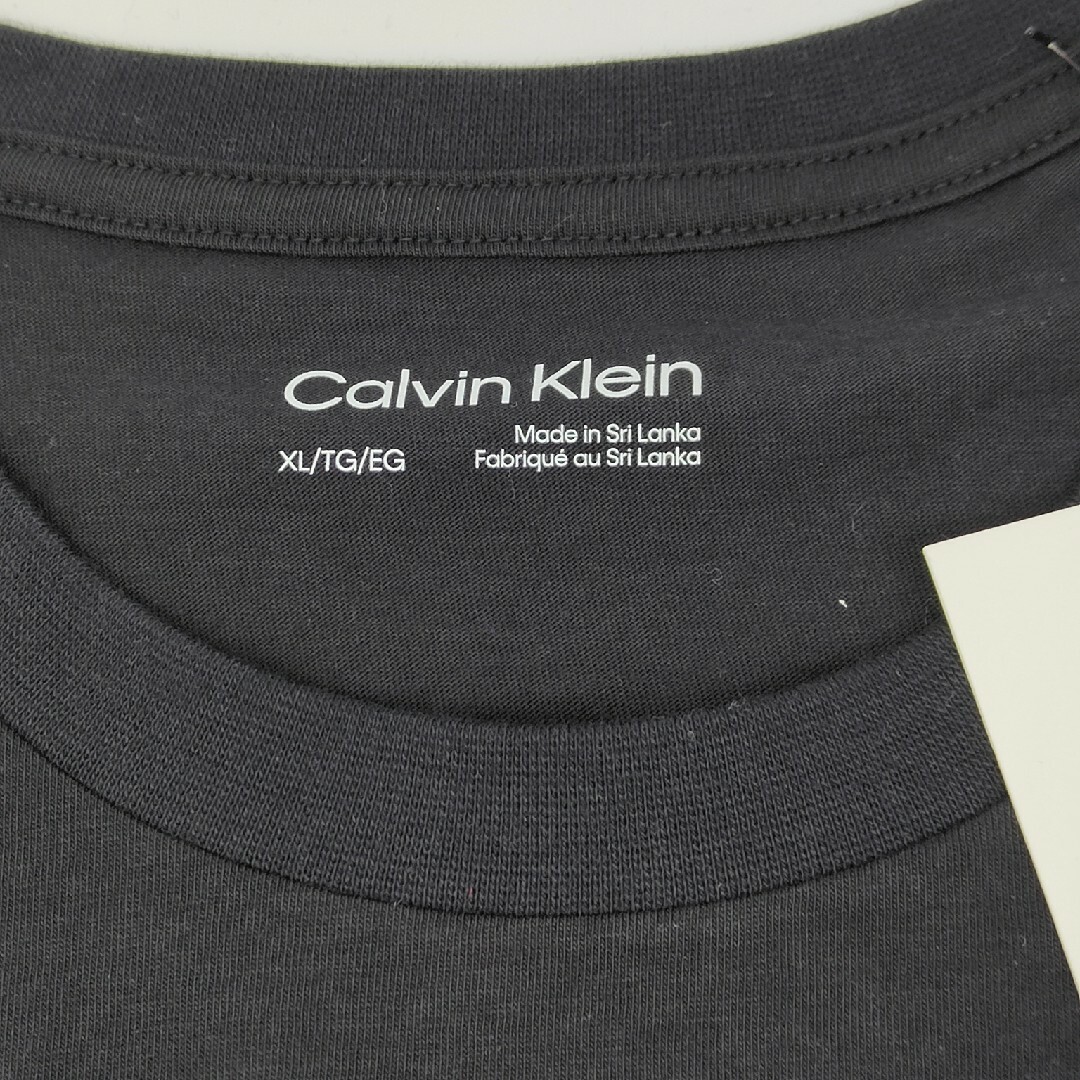 Calvin Klein(カルバンクライン)のカルバンクライン　CalvinKlein　ブランドロゴTシャツ　アメリカXL　黒 メンズのトップス(Tシャツ/カットソー(半袖/袖なし))の商品写真