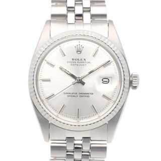 ロレックス(ROLEX)のロレックス デイトジャスト オイスターパーペチュアル 腕時計 時計 ステンレススチール 1601 自動巻き メンズ 1年保証 ROLEX  中古(腕時計(アナログ))