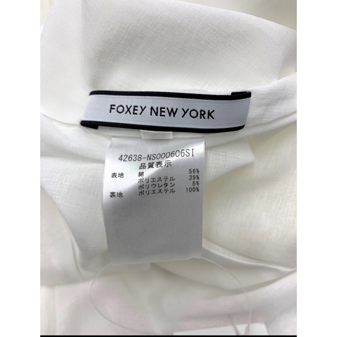 FOXEY(フォクシー)の新品タグ付き　フォクシー NYデニムドリームワンピース42 Denim レディースのワンピース(ひざ丈ワンピース)の商品写真