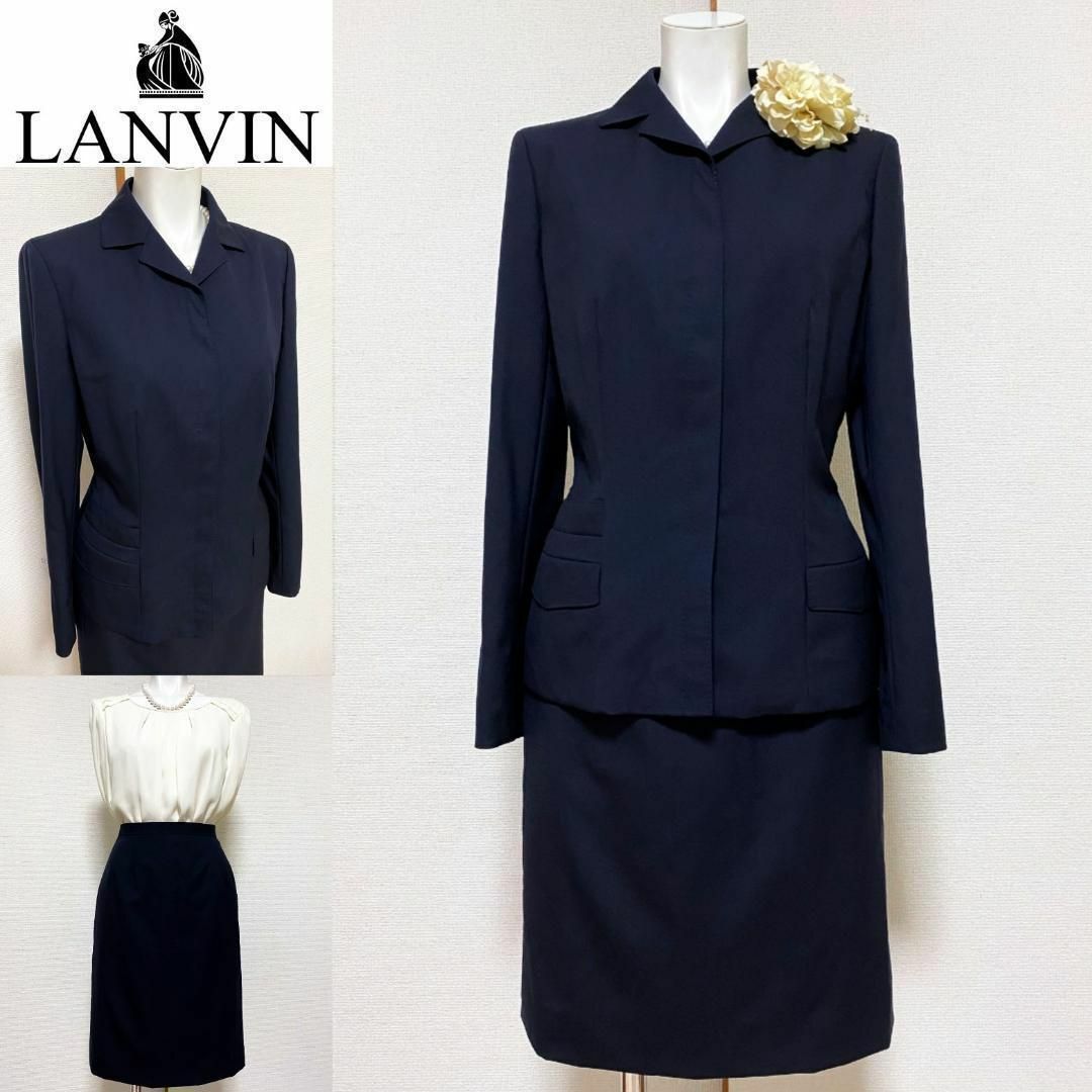 LANVIN COLLECTION(ランバンコレクション)の■【美品】ランバンコレクション　お受験　セレモニースーツ　9号□ レディースのフォーマル/ドレス(スーツ)の商品写真