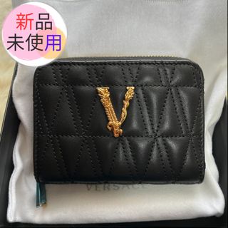 匿名配送★VERSACE(ヴェルサーチ) 二つ折り 財布 ブラック(財布)