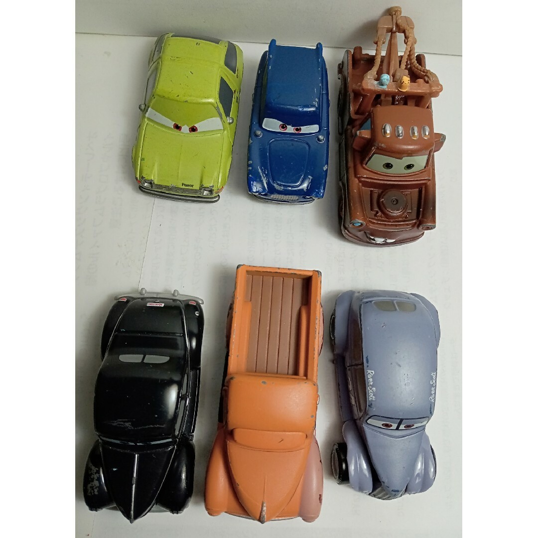 カーズ・トミカシリーズ(カーズトミカシリーズ)のトミカDisneyカーズ6台 エンタメ/ホビーのおもちゃ/ぬいぐるみ(ミニカー)の商品写真