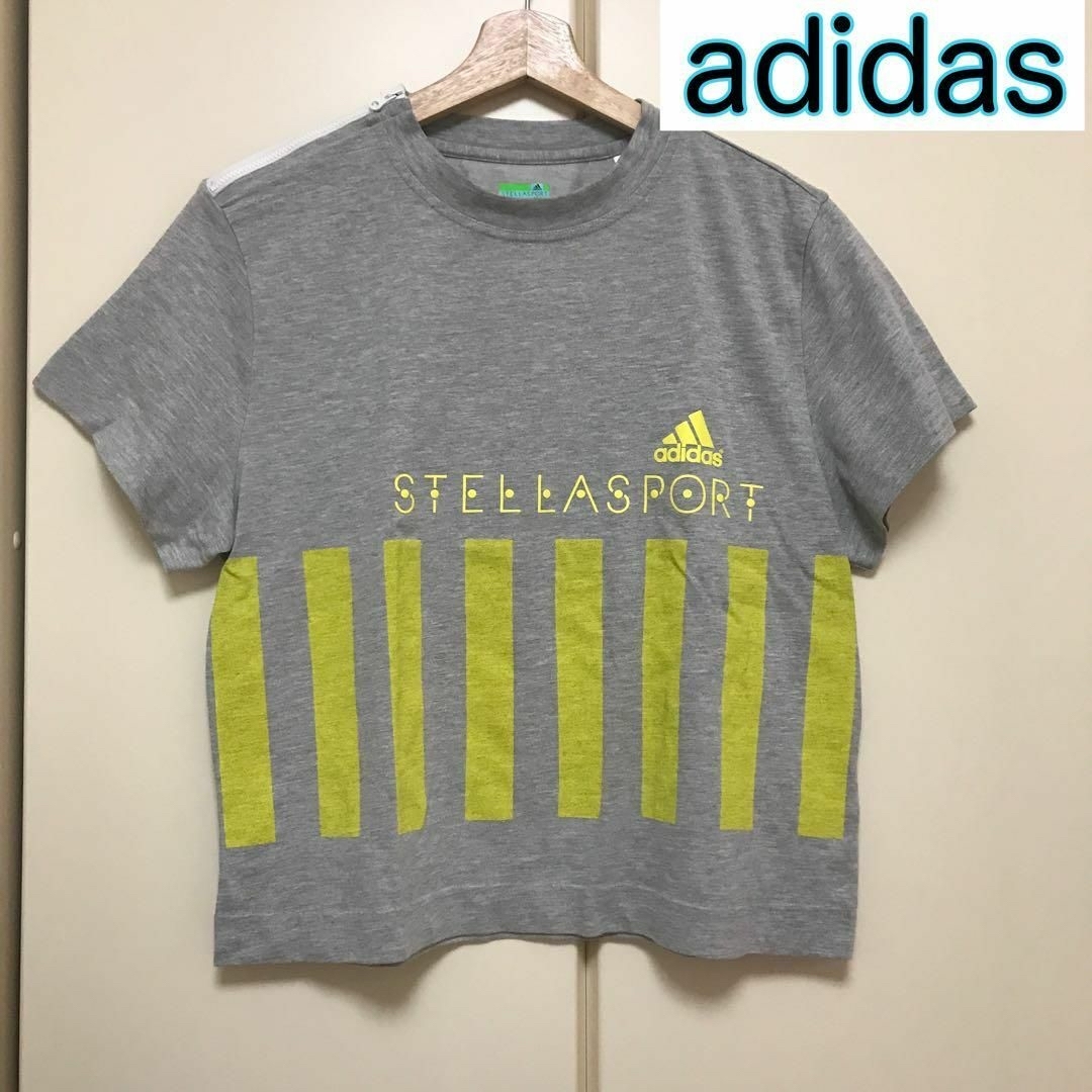 adidas(アディダス)のadidas 半袖 Tシャツ アディダス レディース ジュニア スポーツ ウェア レディースのトップス(Tシャツ(半袖/袖なし))の商品写真