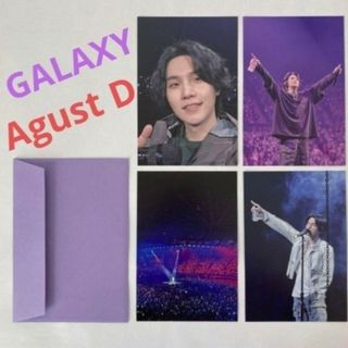 ボウダンショウネンダン(防弾少年団(BTS))のBTS Galaxy SUGA 原宿 大阪 ポストカード フォトカード ユンギ(アイドルグッズ)