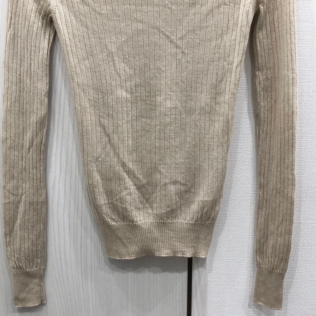美品 BLAMINK ブラミンク リブニット レディース 36 カシミヤ シルク 美品 BLAMINK ブラミンク リブニット レディース 36 カシミヤ シルク