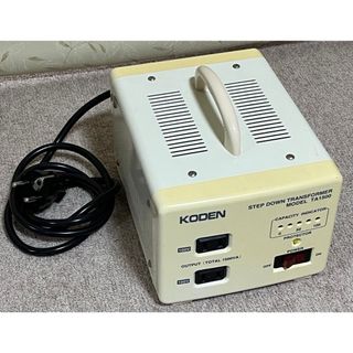 海外用トランス KODEN STEP DOWM 変圧器 TA-1500