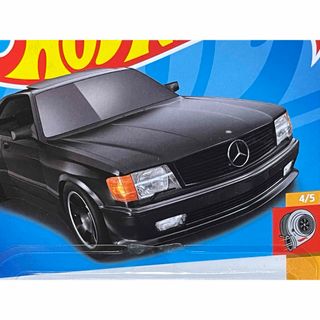 ホットウィール(ホットウィール)のホットウィール 1989 メルセデスベンツ 560SEC AMG ブラック(ミニカー)