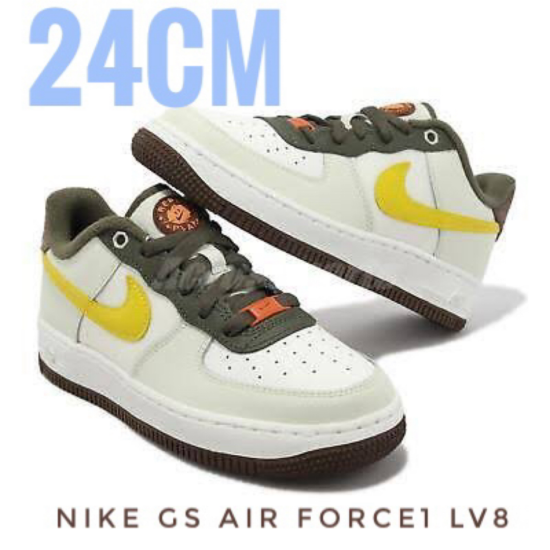 NIKE(ナイキ)の24cm【新品】限定モデル　NIKE GS AIR FORCE1 LV8 レディースの靴/シューズ(スニーカー)の商品写真