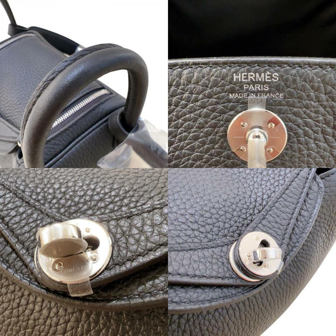 Hermes(エルメス)の　エルメス HERMES リンディミニ W刻 ブラック シルバー金具 トリヨンクレマンス レディース ショルダーバッグ レディースのバッグ(ショルダーバッグ)の商品写真