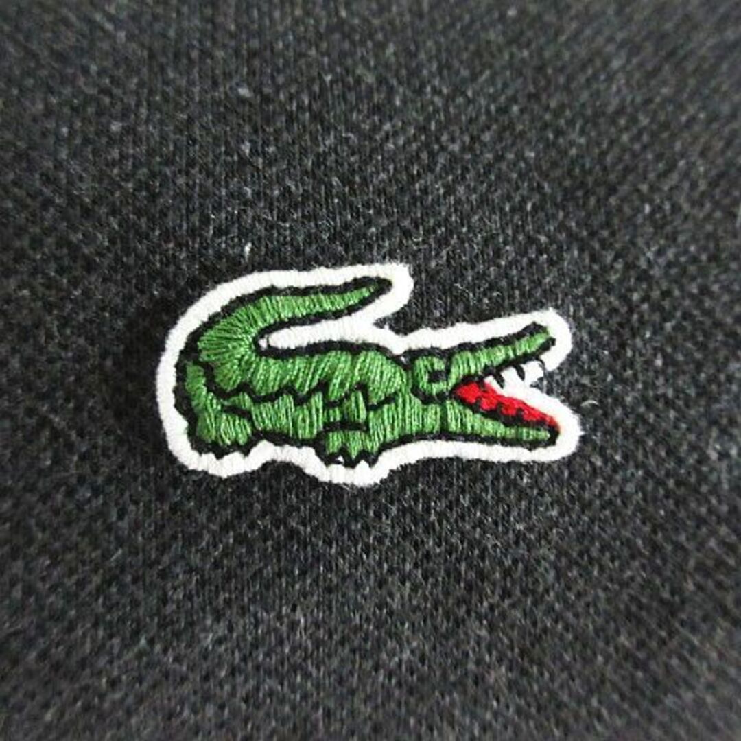 LACOSTE(ラコステ)のラコステ ダウンコート 長袖 フード コットンピケ FR 50 US M グレー メンズのジャケット/アウター(ダウンジャケット)の商品写真