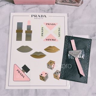 プラダ(PRADA)のプラダ パラドックス ノベルティ アスコットチャーム シールステッカーセット(チャーム)