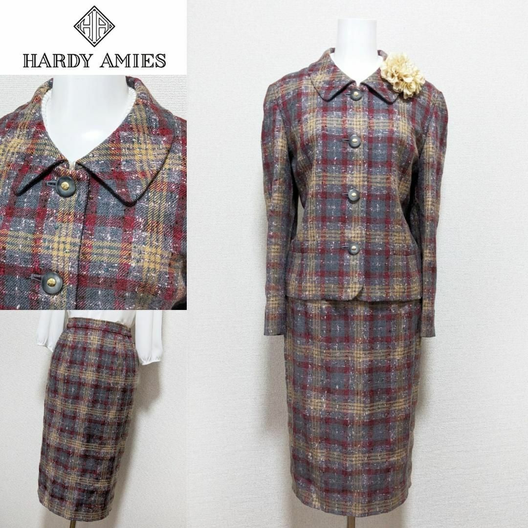 HARDY AMIES(ハーディエイミス)の⁑【新品未使用】英国王室御用達　ハーディエイミス　最高級セレモニースーツ レディースのフォーマル/ドレス(スーツ)の商品写真