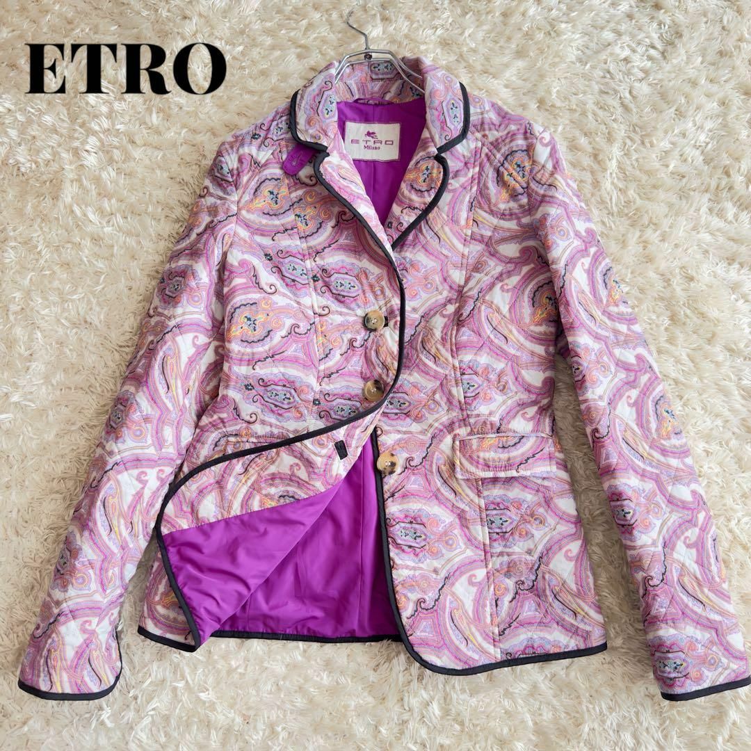 ETRO(エトロ)のエトロ　ETRO キルティングジャケット　ライトアウター　中綿入り　軽量ブルゾン レディースのジャケット/アウター(その他)の商品写真